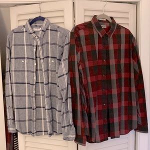 Bundle of two button down shirts